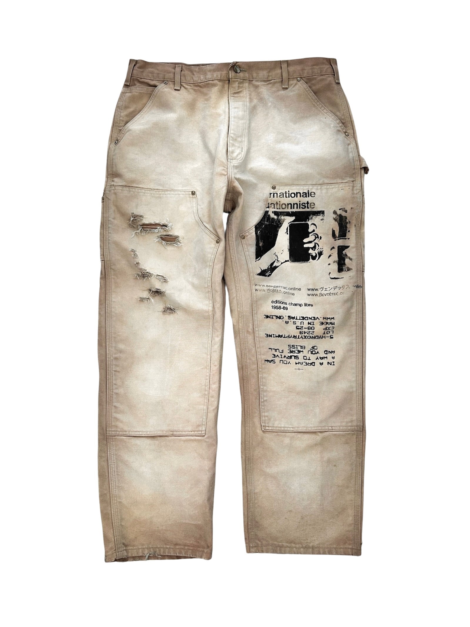 1/1 CARHARTT DOUBLE KNEE PANTS