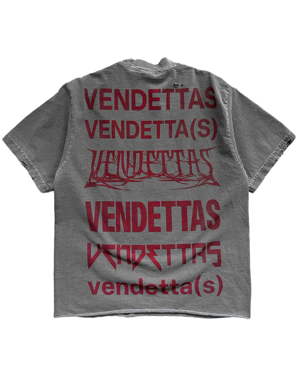 ALL VENDETTAS (RUBINE RED)